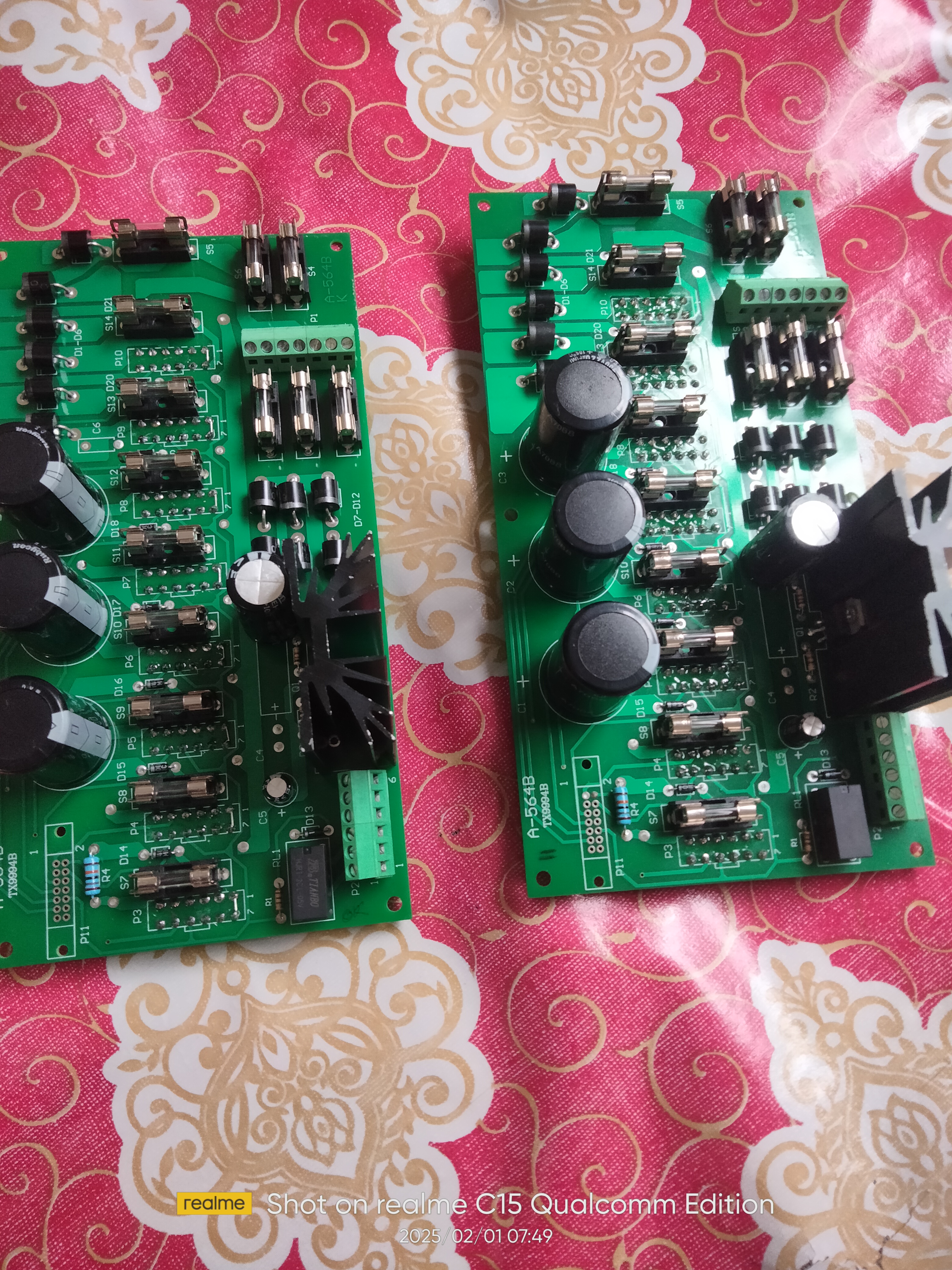 Weft motor card